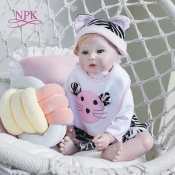 NPK 50CM newborn bebe doll reborn baby doll 100% hand-made paint by hand soft touch cuddly baby collecitble high quality doll
NPK 50CM newborn bebe doll reborn baby doll 100% hand-made paint by hand soft touch cuddly baby collecitble high quality doll