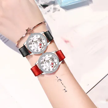 Christmas Gift Women Watches Printed Dial Belt Inlaid With Diamond Digital Scale Watch For Female Clock Relogio Feminino
Christmas Gift Women Watches Printed Dial Belt Inlaid With Diamond Digital Scale Watch For Female Clock Relogio Feminino