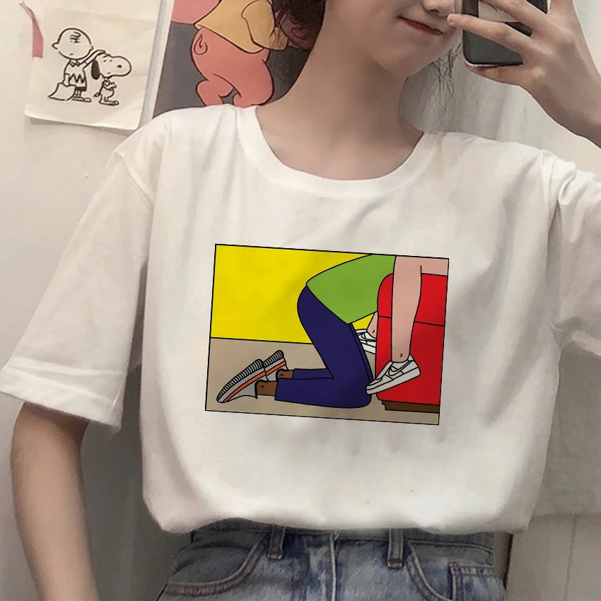 Fun spoof Andrea Locci Cheeky Illustration Series SneakerSutra shirt female ulzzang Harajuku personality fashion women's T-shirt
Fun spoof Andrea Locci Cheeky Illustration Series SneakerSutra shirt female ulzzang Harajuku personality fashion women's T-shirt