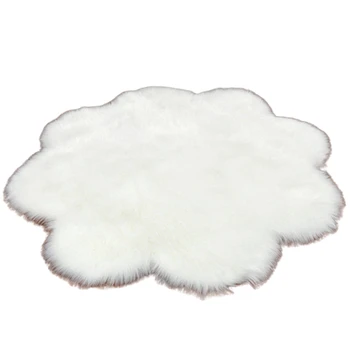 Flower Shape Solid Faux Fur Carpet Imitation Artificial Sheepskin Wool Floor Rug Shaggy Area Carpets for Living Room Bedroom
Flower Shape Solid Faux Fur Carpet Imitation Artificial Sheepskin Wool Floor Rug Shaggy Area Carpets for Living Room Bedroom