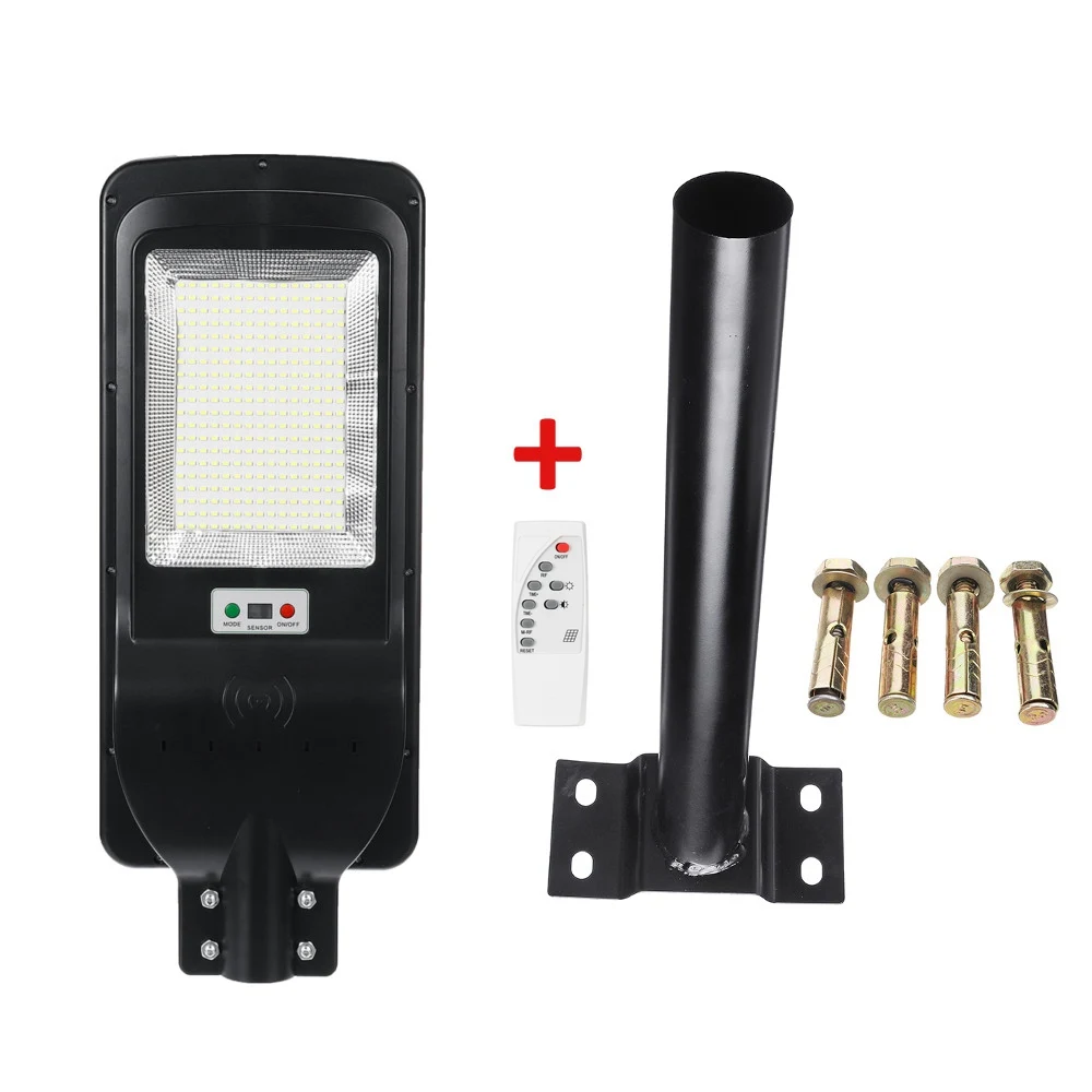 120W Solar Street Light with Remote Control 300 LED Radar Sensor Outdoor Solar Lighting Waterproof IP65 for Plaze Garden
120W Solar Street Light with Remote Control 300 LED Radar Sensor Outdoor Solar Lighting Waterproof IP65 for Plaze Garden