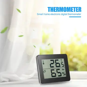 Large LCD Screen Thermometer Hygrometer Electronic Temperature Humidity Clock Home Environment Comfort Tips Practical
Large LCD Screen Thermometer Hygrometer Electronic Temperature Humidity Clock Home Environment Comfort Tips Practical