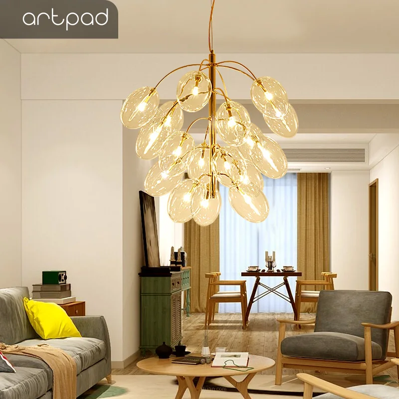 New Post-modern Glass Grape Chandelier Light with G4 led Bulb, Plating Chrome Golden Dining room Bedside Ceiling Hanging Lamp
New Post-modern Glass Grape Chandelier Light with G4 led Bulb, Plating Chrome Golden Dining room Bedside Ceiling Hanging Lamp