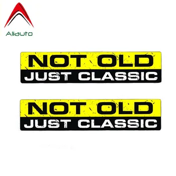 Aliauto 2 X NOT OLD CLASSIC Interesting Car Sticker Auto Accessories Car Body PVC Character Decal ,15CM*3CM