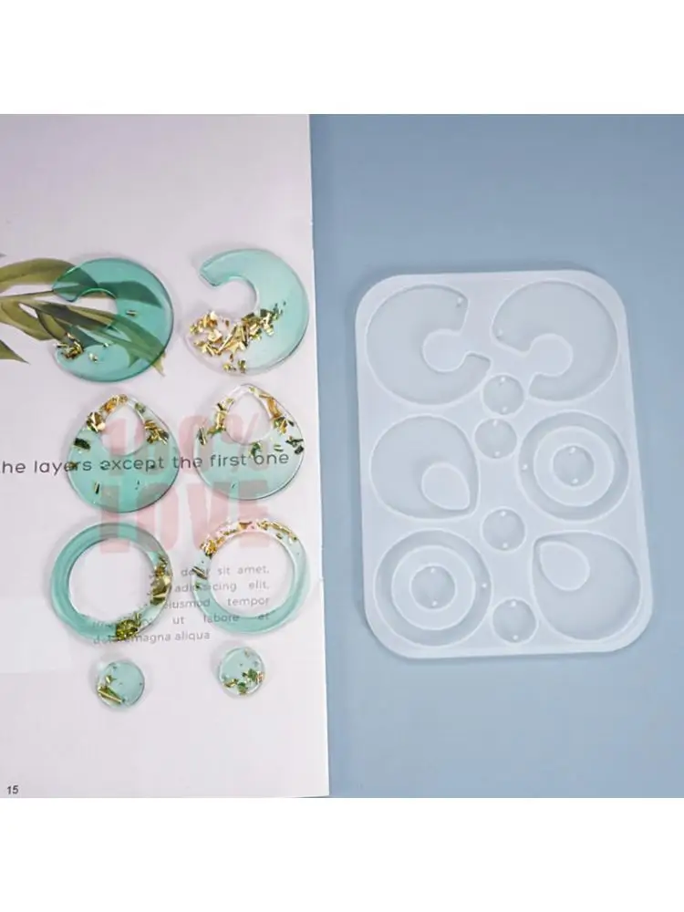 Crystal Epoxy Resin Mold Earrings Pendants Casting Silicone Mould DIY Craft Tool 83XF
Crystal Epoxy Resin Mold Earrings Pendants Casting Silicone Mould DIY Craft Tool 83XF