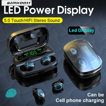 SIMKOOII S11-A Bluetooth Earbuds Wireless Earphone IPX7 Waterproof Bluetooth 5.0 Headphsets HD Stereo Sound Noise Canceling
SIMKOOII S11-A Bluetooth Earbuds Wireless Earphone IPX7 Waterproof Bluetooth 5.0 Headphsets HD Stereo Sound Noise Canceling