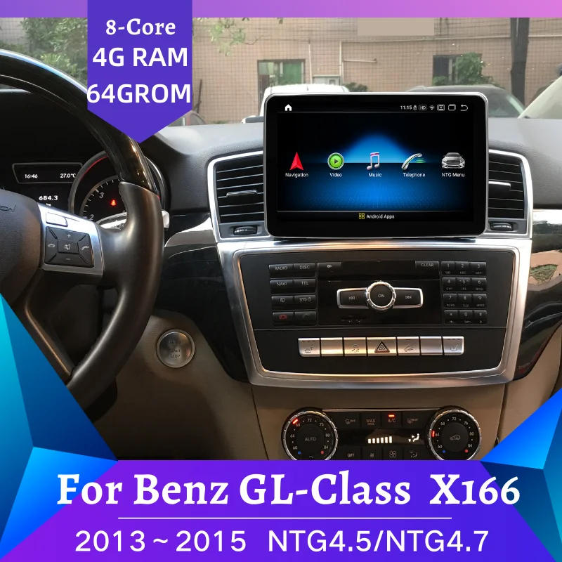Магнитола Teyes 2 Din на Android 11 с GPS для Mercedes Benz GL Class X166 2013-2015 мультимедийный плеер Радио