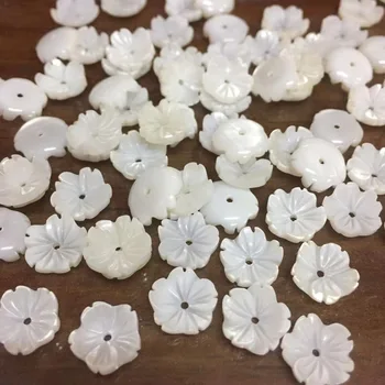 Wholesale 10Pcs/lot 8-10MM White Natural Mother Pearl Flower Seashell Stone Shell Beads For Women Diy Jewelry Accessories Making 
Wholesale 10Pcs/lot 8-10MM White Natural Mother Pearl Flower Seashell Stone Shell Beads For Women Diy Jewelry Accessories Making