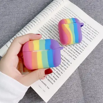 Colorful Rainbow Printing Earphone Protective Case For Airpods 2 1 Ultra Thin Soft Headphone Cover For Airpods Pro Accessories
Colorful Rainbow Printing Earphone Protective Case For Airpods 2 1 Ultra Thin Soft Headphone Cover For Airpods Pro Accessories