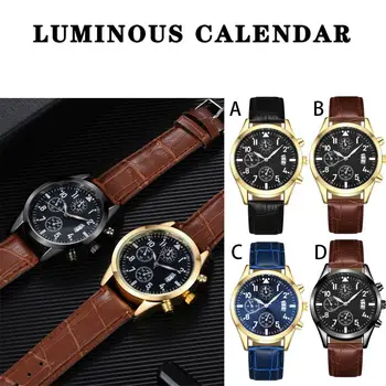 Popular Men's Leather Watch With Calendar Function Plus Luminous Function Watch reloj mujer
Popular Men's Leather Watch With Calendar Function Plus Luminous Function Watch reloj mujer