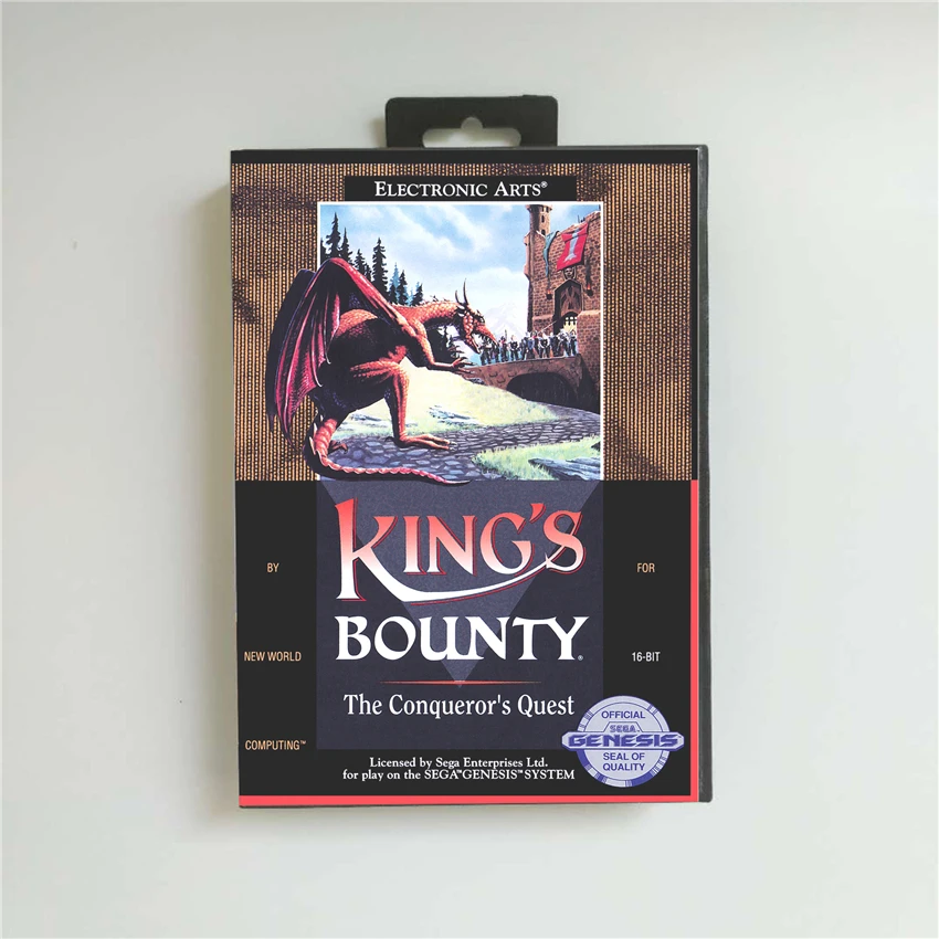 King's Bounty The Conqueror's Quest - USA Cover With Retail Box 16 Bit MD Game Card for Sega Megadrive Genesis
King's Bounty The Conqueror's Quest - USA Cover With Retail Box 16 Bit MD Game Card for Sega Megadrive Genesis
