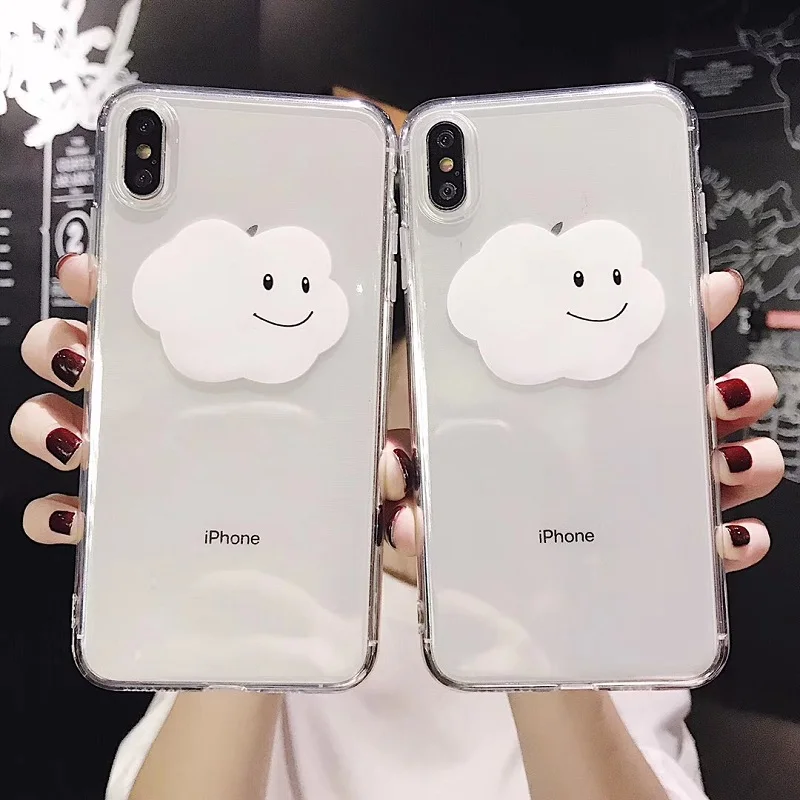 Lovely Cute Soft Silicone Cartoon Cat White clouds Squishy Transparent phone case for iPhone 6 6S 7 7 8 plus Animal Kitty Cover
Lovely Cute Soft Silicone Cartoon Cat White clouds Squishy Transparent phone case for iPhone 6 6S 7 7 8 plus Animal Kitty Cover