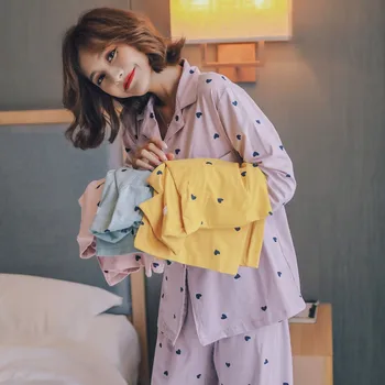 Silka Surplus Autumn Print Pajama Sets for Women Cotton Sleepwear Long Sleeve Pyjama Home Suit Mujer Nightwear
Silka Surplus Autumn Print Pajama Sets for Women Cotton Sleepwear Long Sleeve Pyjama Home Suit Mujer Nightwear