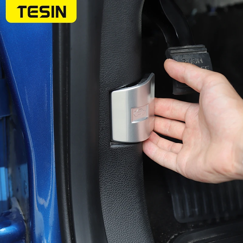 TESIN Car Interior Accessories Hood Engine Open Control Button Switch Cover Trim for Ford F-150 2009-2019
TESIN Car Interior Accessories Hood Engine Open Control Button Switch Cover Trim for Ford F-150 2009-2019