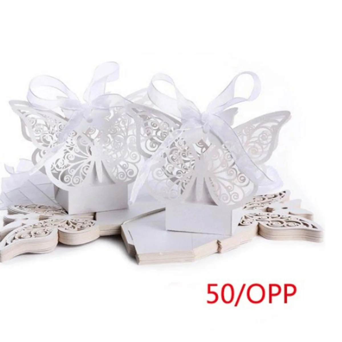pcs butterfly wedding gift paper box packaging chocolate candy