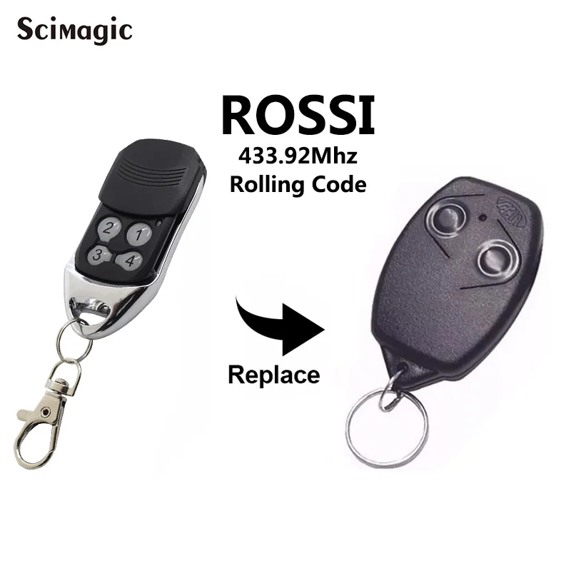 For ROSSI remote control transmitter 433,92Mhz ROSSI garage gate door remote rolling code Handheld transmitter
For ROSSI remote control transmitter 433,92Mhz ROSSI garage gate door remote rolling code Handheld transmitter