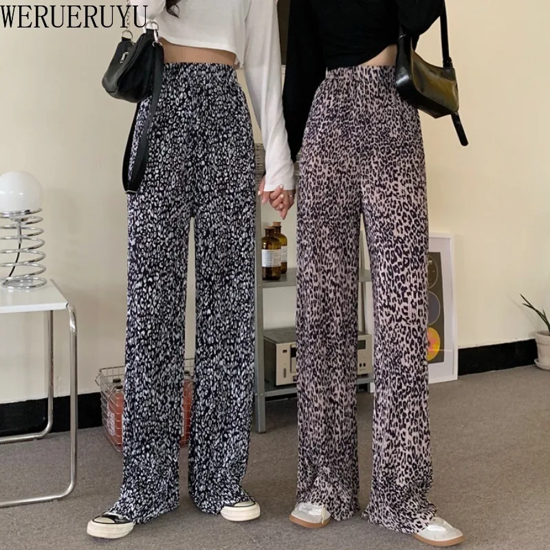 New hot Women Leopard Print Elastic Waist Bandage Casual Pants Spring Summer Trousers Female Streetwear Pantalones FOR2020 Women
New hot Women Leopard Print Elastic Waist Bandage Casual Pants Spring Summer Trousers Female Streetwear Pantalones FOR2020 Women