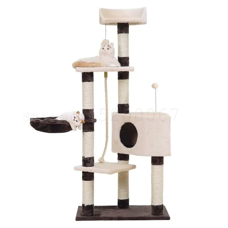 Cat Climbing Frame, Large Cat, Cat Hole Tree, Sisal Cat, Toy Cat Jumping Platform Villa, Cat Stand With Hole Grab Column
Cat Climbing Frame, Large Cat, Cat Hole Tree, Sisal Cat, Toy Cat Jumping Platform Villa, Cat Stand With Hole Grab Column