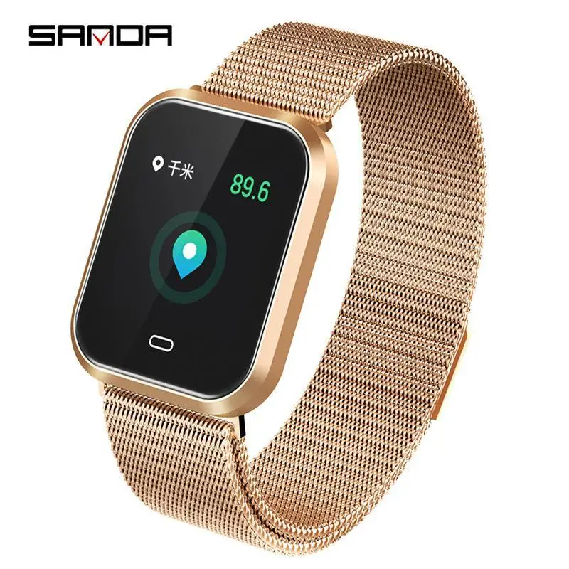 Sanda CD16 Smart Bracelet Watches Touch Screen Heart Rate Sleep Monitoring Waterproof Step Counter Reminder Multifunction Watch
Sanda CD16 Smart Bracelet Watches Touch Screen Heart Rate Sleep Monitoring Waterproof Step Counter Reminder Multifunction Watch