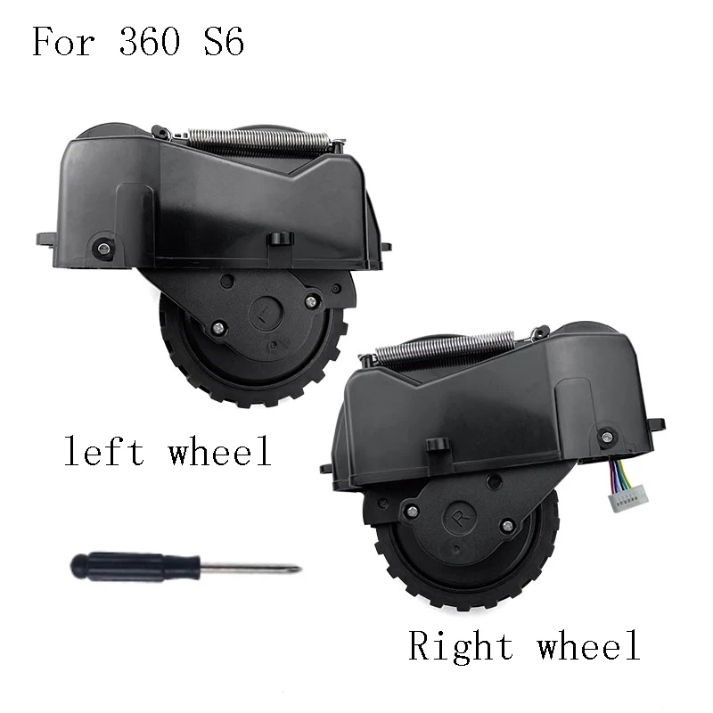 For 360 S6 sweeper vacuum cleaner left and right wheel accessories with motor replacement robot spare parts
For 360 S6 sweeper vacuum cleaner left and right wheel accessories with motor replacement robot spare parts
