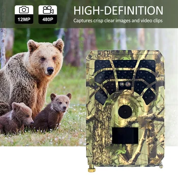 PR300A Hunting Camera 12MP 480P Trail and Game Camera Wide Angle Infrared Night Vision Wildlife Trail Thermal Imager Video Cam
PR300A Hunting Camera 12MP 480P Trail and Game Camera Wide Angle Infrared Night Vision Wildlife Trail Thermal Imager Video Cam