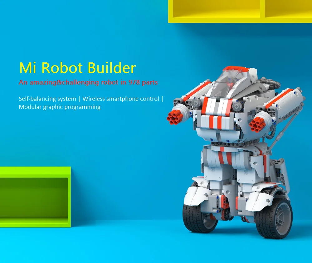 mi robot builder programming