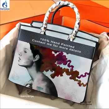 Hand Drawing Designer Art red hari pop girl customize Handbag Genuine Leather bags Women Messenger HandBag Real Cowskin
Hand Drawing Designer Art red hari pop girl customize Handbag Genuine Leather bags Women Messenger HandBag Real Cowskin