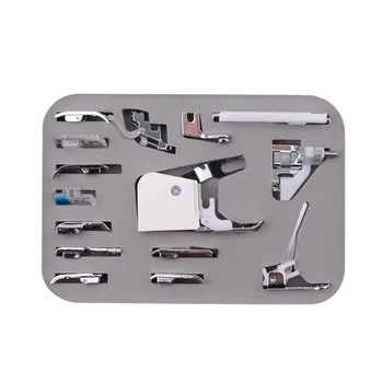 15pc/set Domestic Sewing Machine Snap-On Presser Walking Foot Kit Sewing Machine Parts Set for Brother Singer Babylock
15pc/set Domestic Sewing Machine Snap-On Presser Walking Foot Kit Sewing Machine Parts Set for Brother Singer Babylock