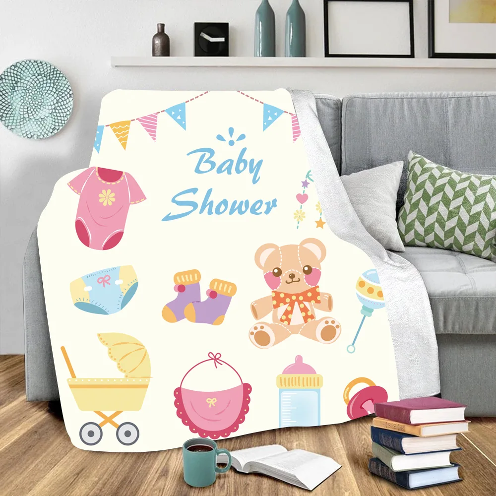 Baby Shower Sherpa Blanket 3D Printed Blanket Kids Fleece Blanket Cute Warm Soft Blanket Drop Shipping 01
Baby Shower Sherpa Blanket 3D Printed Blanket Kids Fleece Blanket Cute Warm Soft Blanket Drop Shipping 01