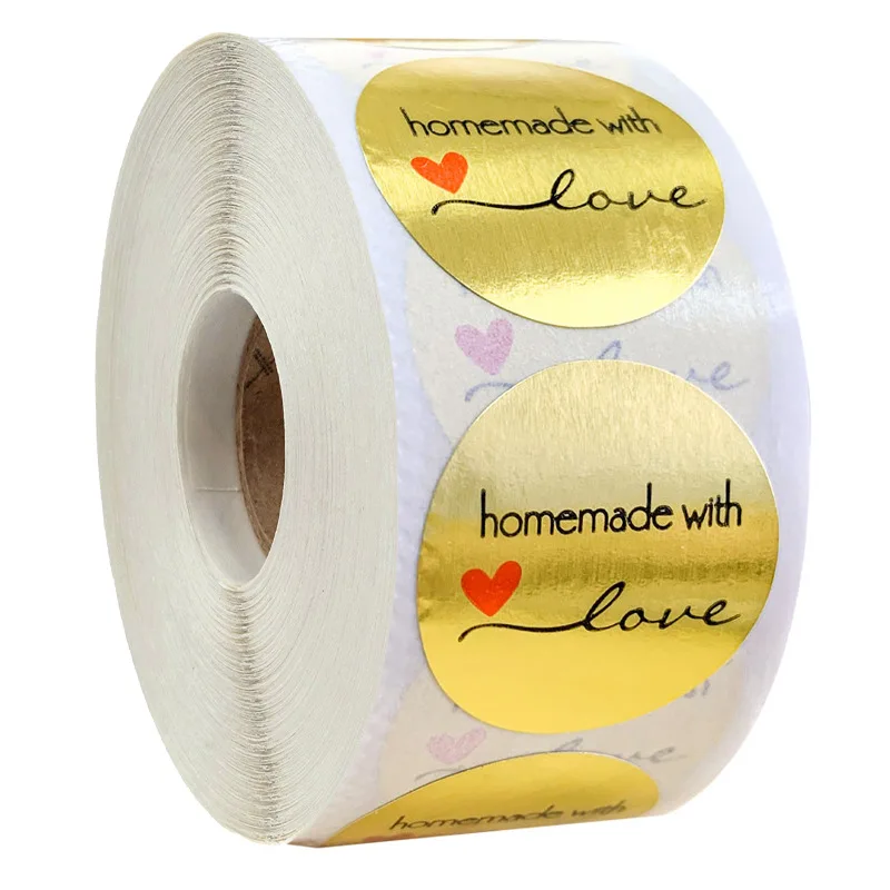 1inch 500 Labels Per Roll Hot round gold foil thank you for purchasing sticker roll pack sticker gift package Stationery Sticker 
1inch 500 Labels Per Roll Hot round gold foil thank you for purchasing sticker roll pack sticker gift package Stationery Sticker