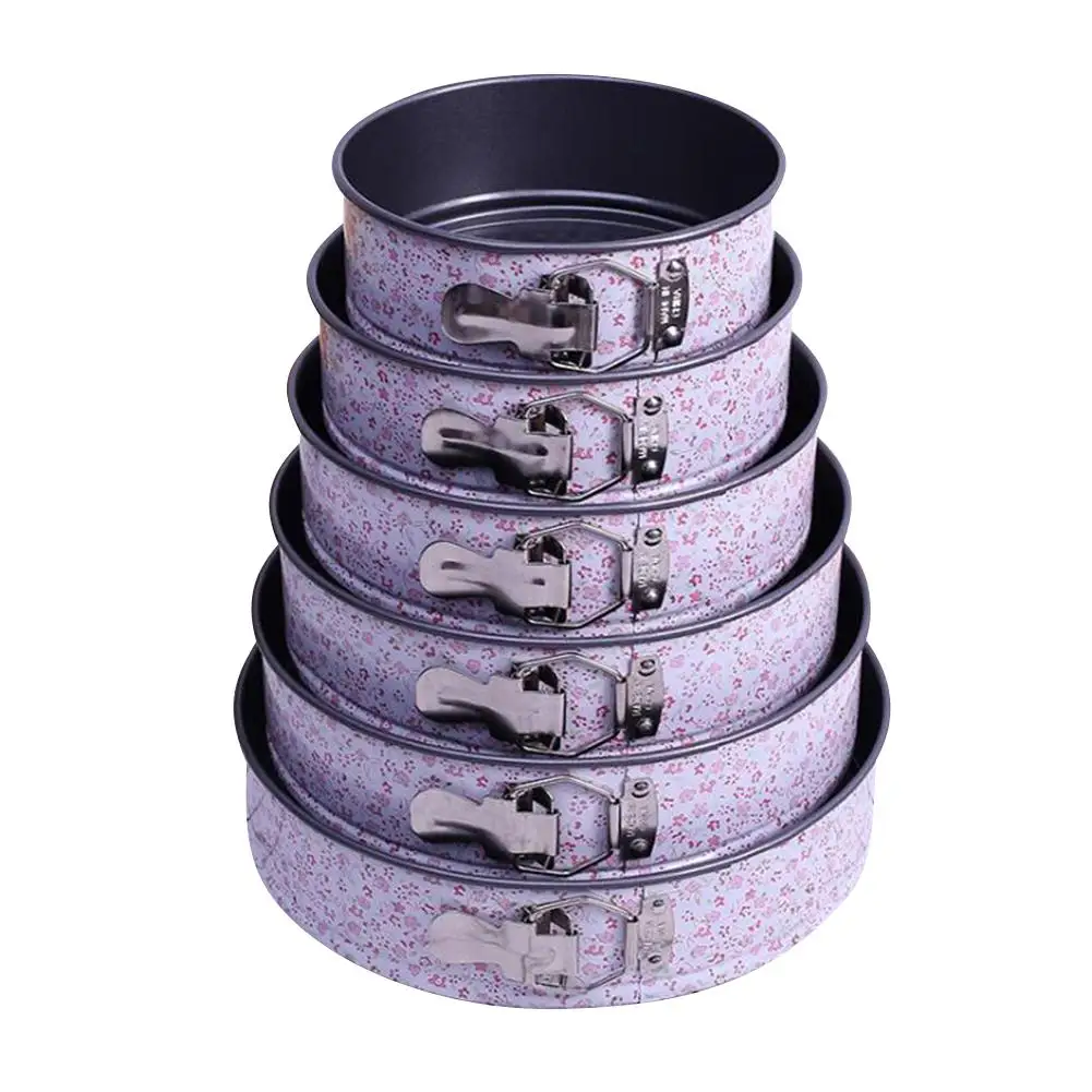 6PCS Round Live Bottom Buckle Cake Mold DIY Cake Non-Stick Springform Pan Kitchen Cake Baking Decorating Tools Diameter 18-28cm
6PCS Round Live Bottom Buckle Cake Mold DIY Cake Non-Stick Springform Pan Kitchen Cake Baking Decorating Tools Diameter 18-28cm