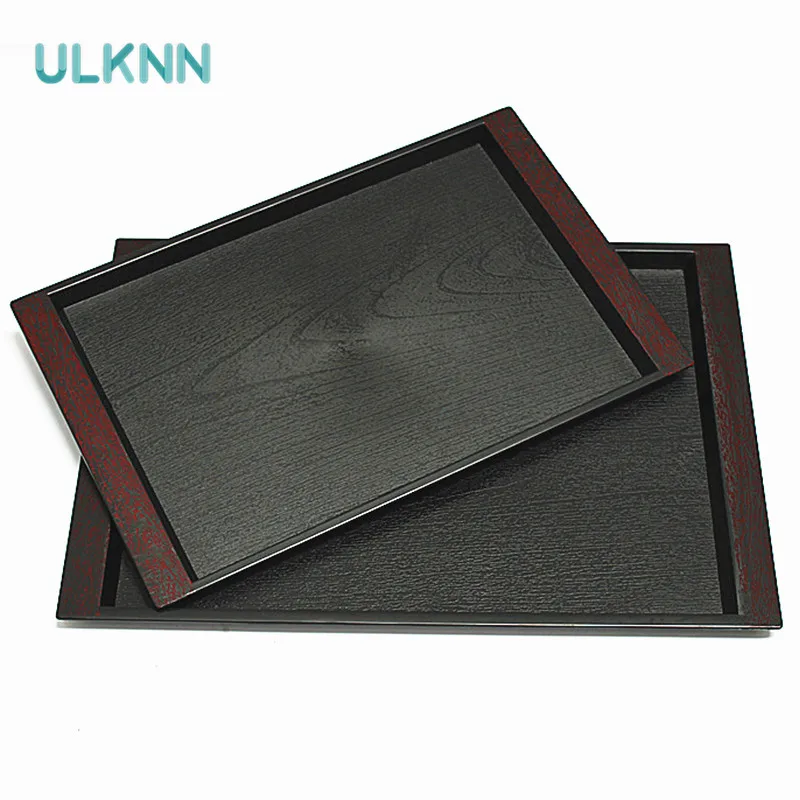 European PS Serving Tray Restaurant Tea Tray Imitation Wood-grain Plate Sushi Platter hotel Creative Tableware 5 Sizes
European PS Serving Tray Restaurant Tea Tray Imitation Wood-grain Plate Sushi Platter hotel Creative Tableware 5 Sizes