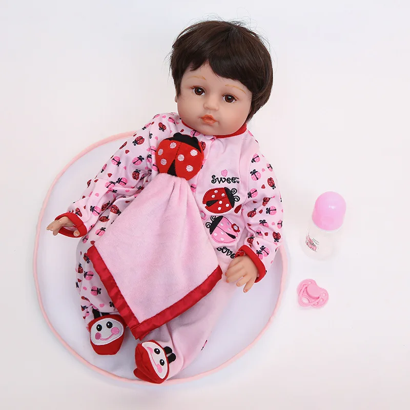 24-Inch AliExpress for Reborn Baby Doll Vinyl Model Infant Soft Silcone Baby Doll CHILDREN'S Toy
24-Inch AliExpress for Reborn Baby Doll Vinyl Model Infant Soft Silcone Baby Doll CHILDREN'S Toy