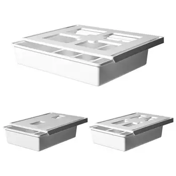 Self Adhesive Under Desk Drawer Hidden Organizer Storage Box Holder Stationery Office Supplies Organizing Box
Self Adhesive Under Desk Drawer Hidden Organizer Storage Box Holder Stationery Office Supplies Organizing Box