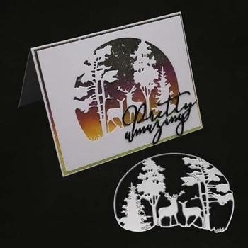 Christmas Tree Animal Deer Frames Metal Cutting Dies Stencils Die Cut for DIY Scrapbooking Album Paper Card 
Christmas Tree Animal Deer Frames Metal Cutting Dies Stencils Die Cut for DIY Scrapbooking Album Paper Card