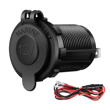 Car Cigarette Lighter Socket Waterproof Marine Grade Cigarette Lighter Adapter With Connection Cable Socket Plug 
Car Cigarette Lighter Socket Waterproof Marine Grade Cigarette Lighter Adapter With Connection Cable Socket Plug