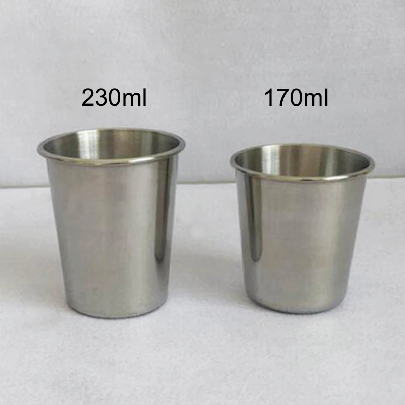 New 304 Stainless Steel Mugs Breakfast Milk Fruit Juice Tea Ice Beer Coffee Mugs Durable Metal Cup
New 304 Stainless Steel Mugs Breakfast Milk Fruit Juice Tea Ice Beer Coffee Mugs Durable Metal Cup