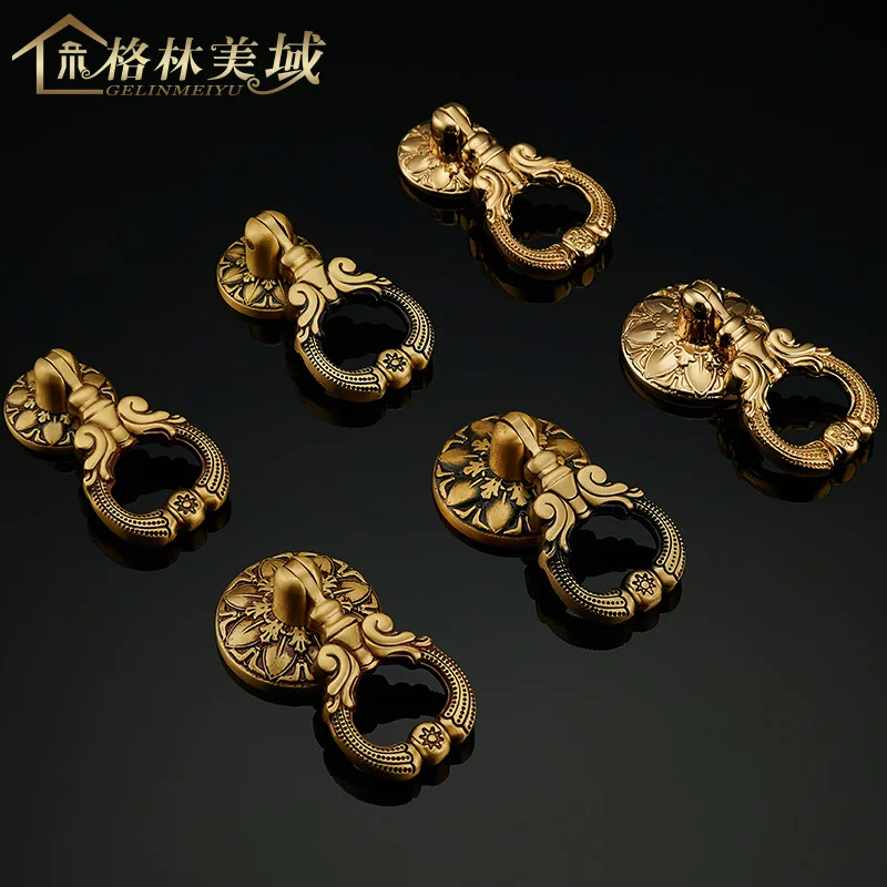 Full copper handle single hole European cabinet wardrobe drawer shoe cabinet furniture handle rings pure copper
Full copper handle single hole European cabinet wardrobe drawer shoe cabinet furniture handle rings pure copper