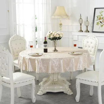 Pvc Round Table Cloth Desk Cover Dining White Tablecloth Waterproof Luxury for Wedding Party Decoration Manteles Para Fiesta
Pvc Round Table Cloth Desk Cover Dining White Tablecloth Waterproof Luxury for Wedding Party Decoration Manteles Para Fiesta