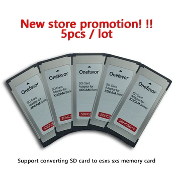 5pcs a lot Onefavor SD/SDHC/SDXC Memory Card to 34MM Express Card reader SXS adapter for For Sony cameras EX280 EX350
5pcs a lot Onefavor SD/SDHC/SDXC Memory Card to 34MM Express Card reader SXS adapter for For Sony cameras EX280 EX350