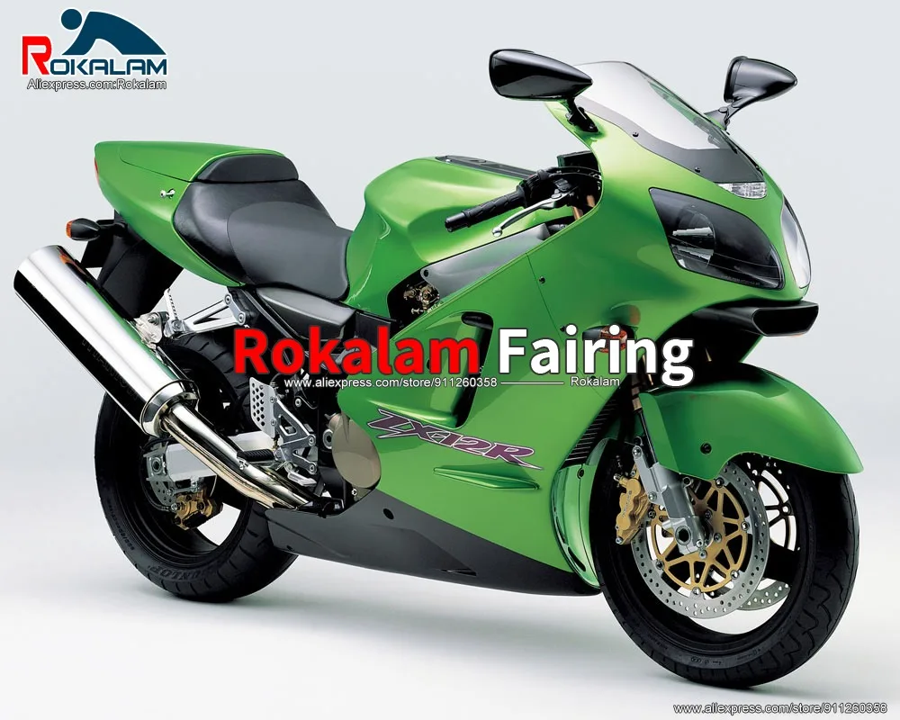 

Body Set For Kawasaki ZX12R 2000 2001 Ninja ZX-12R 00 01 Green Motorcycle Bodywork Fairing (Injection Molding)