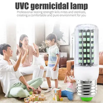 UVC Sterilization Light Disinfection Corn Light UV Germicidal Lamp 112LED 10W Energy Conservation Portable Protective Equipment
UVC Sterilization Light Disinfection Corn Light UV Germicidal Lamp 112LED 10W Energy Conservation Portable Protective Equipment