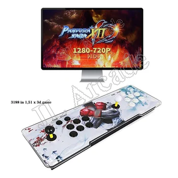 Pandora XII 3188 in 1 board Box 12 New design style console, 53 x 3d game HDMI or VGA output,support 4 players
Pandora XII 3188 in 1 board Box 12 New design style console, 53 x 3d game HDMI or VGA output,support 4 players