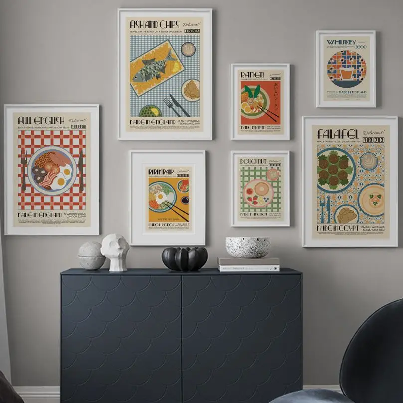 Whifkey Doughnut Falafel Japanese Ramen Wall Art Print Canvas Painting Nordic Poster Wall Picture For Kitchen Dinning Room Decor
Whifkey Doughnut Falafel Japanese Ramen Wall Art Print Canvas Painting Nordic Poster Wall Picture For Kitchen Dinning Room Decor