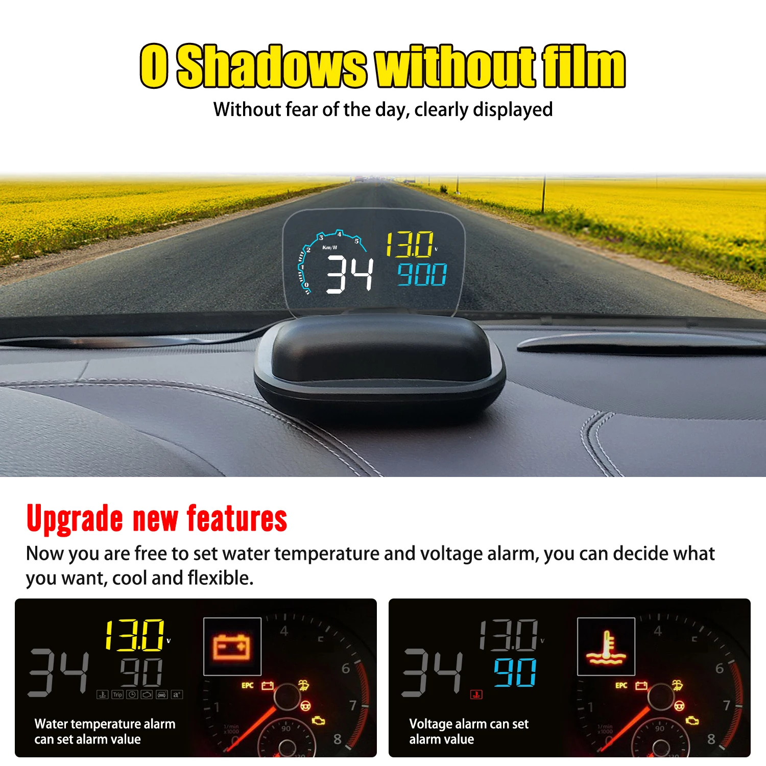 HUD Display Car Speed Security Alarm C600 Head Up Display Car HUD C600 OBD OBD2 Projector Digital Speedometer Head Up Display
HUD Display Car Speed Security Alarm C600 Head Up Display Car HUD C600 OBD OBD2 Projector Digital Speedometer Head Up Display