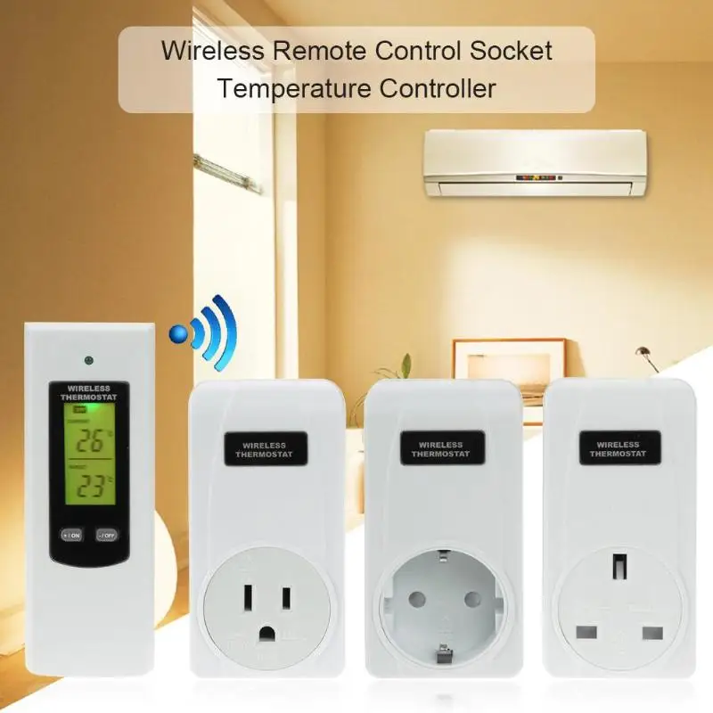 Smart Socket Plug Digital Wireless Wifi Sockets Temperature Control Socket LCD Display With Remote Control Wall Electric Socket
Smart Socket Plug Digital Wireless Wifi Sockets Temperature Control Socket LCD Display With Remote Control Wall Electric Socket