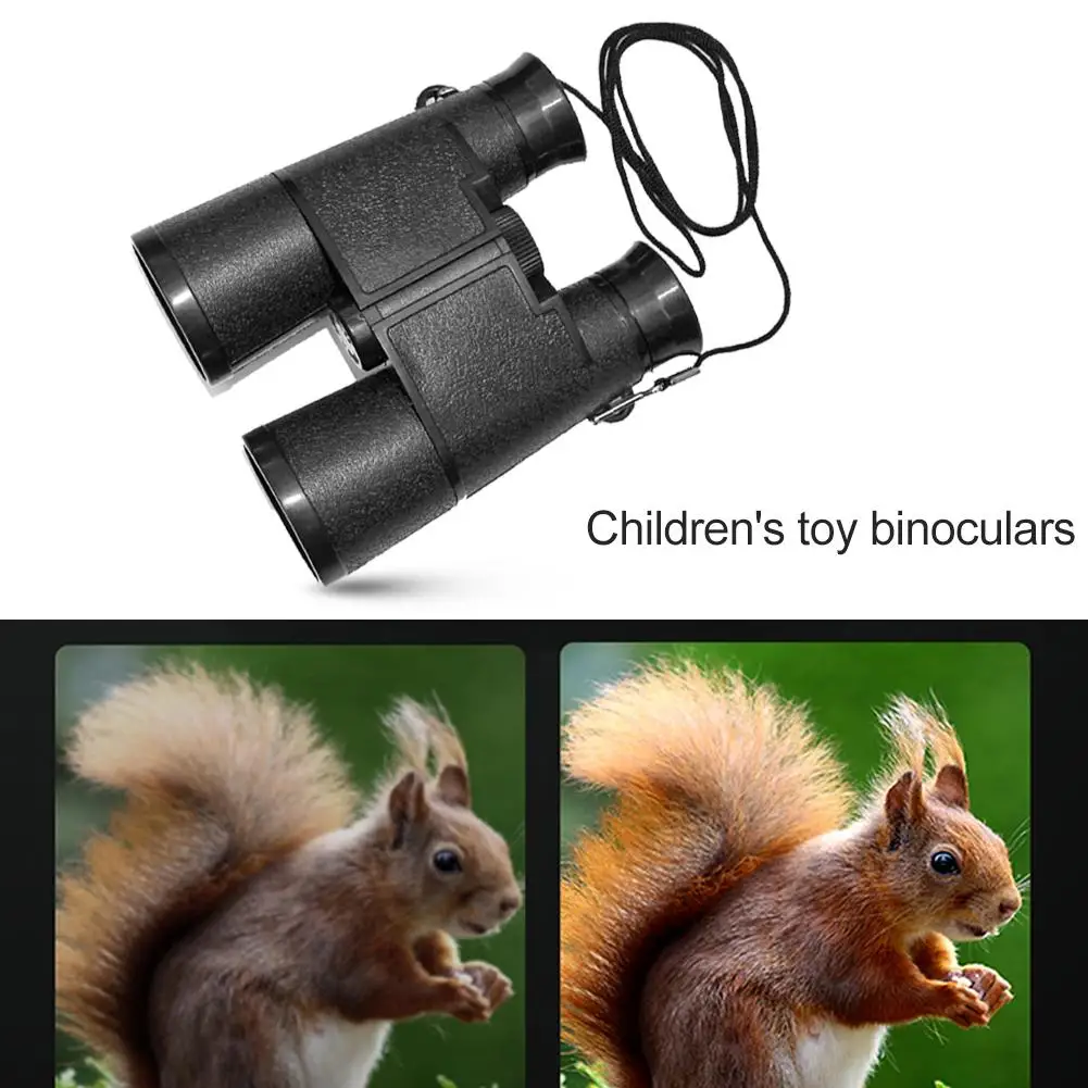 Children Binoculars Telescope Games Toys Meaningful Safety and Non-toxicity Outdoor Camping Portable Telescopes 12x10.8x4.1cm