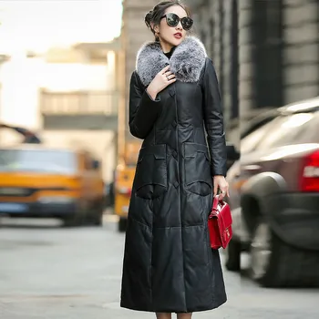 Real Fox Fur Collar Genuine Leather Jacket Autumn Winter Coat Women Clothes 2020 Sheepskin Down Coat Female Long Tops ZT4954
Real Fox Fur Collar Genuine Leather Jacket Autumn Winter Coat Women Clothes 2020 Sheepskin Down Coat Female Long Tops ZT4954
