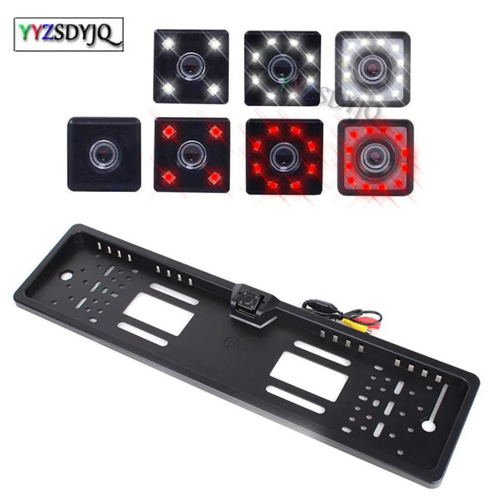 Car Rear View Camera HD EU European License Plate Frame Parktronic Reverse IR LED Night Vision Backup Camera
Car Rear View Camera HD EU European License Plate Frame Parktronic Reverse IR LED Night Vision Backup Camera