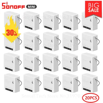 New Sonoff MINI 2-WAY Remote Control DIY Smart Wifi Switch Support An External Switch Work With Alexa Google Home IFTTT
New Sonoff MINI 2-WAY Remote Control DIY Smart Wifi Switch Support An External Switch Work With Alexa Google Home IFTTT